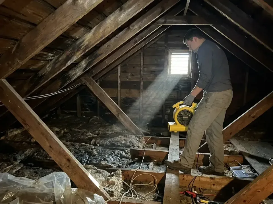 attic-water-damage-drying-proc-007 — frequently asked questions, Emergency Water Extraction & 24/7 Flood Response in Mays La…